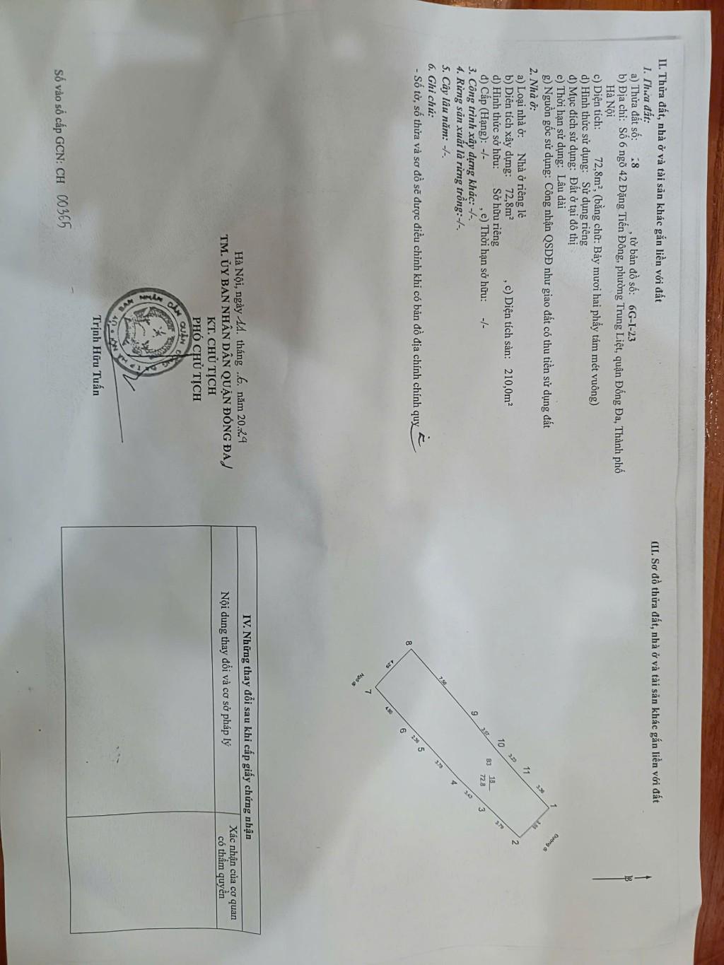Bán nhà Đặng Tiến Đông - diện tích 73m2 3 tầng - Ô TÔ ĐỖ CỬA - giá 34,5 tỷ
