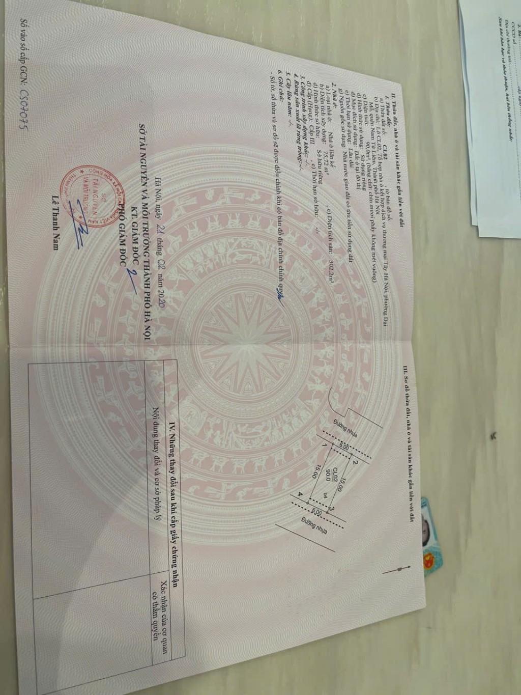 Bán nhà Sa Đôi - diện tích 90m2 4 tầng - mặt phố ô tô tránh - giá 25,2 tỷ