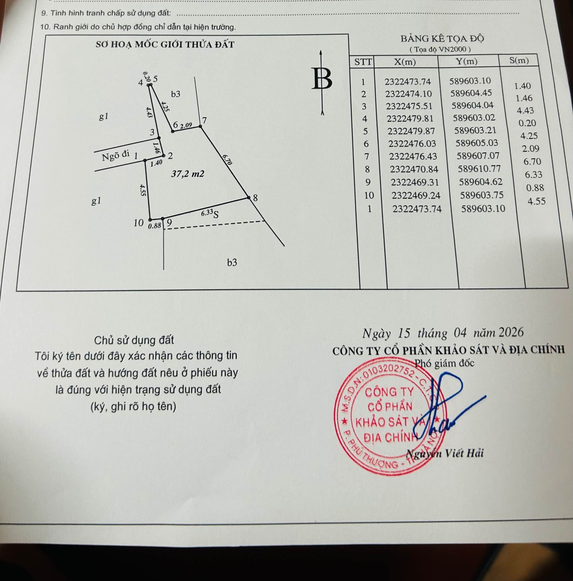 Bán nhà Tam Trinh - diện tích 37m2 0 tầng - Đất nằm vị trí đẹp gần phố - giá 5,9 tỷ
