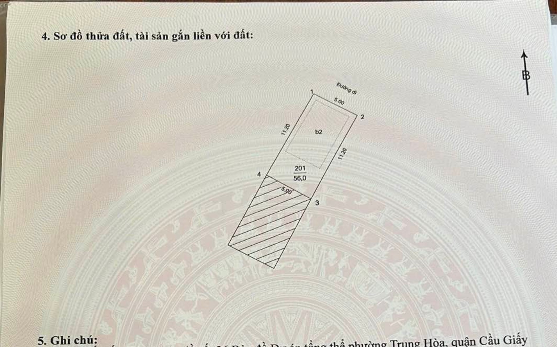 Bán nhà Trần Duy Hưng - diện tích 60m2 5 tầng - ô tô tránh - giá 36,9 tỷ