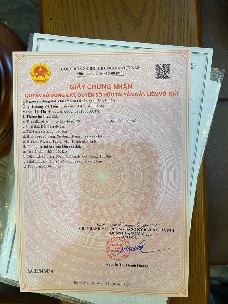 Bán nhà Hoàng Mai - diện tích 58m2 4 tầng - Ô tô đỗ tránh - giá 16 tỷ