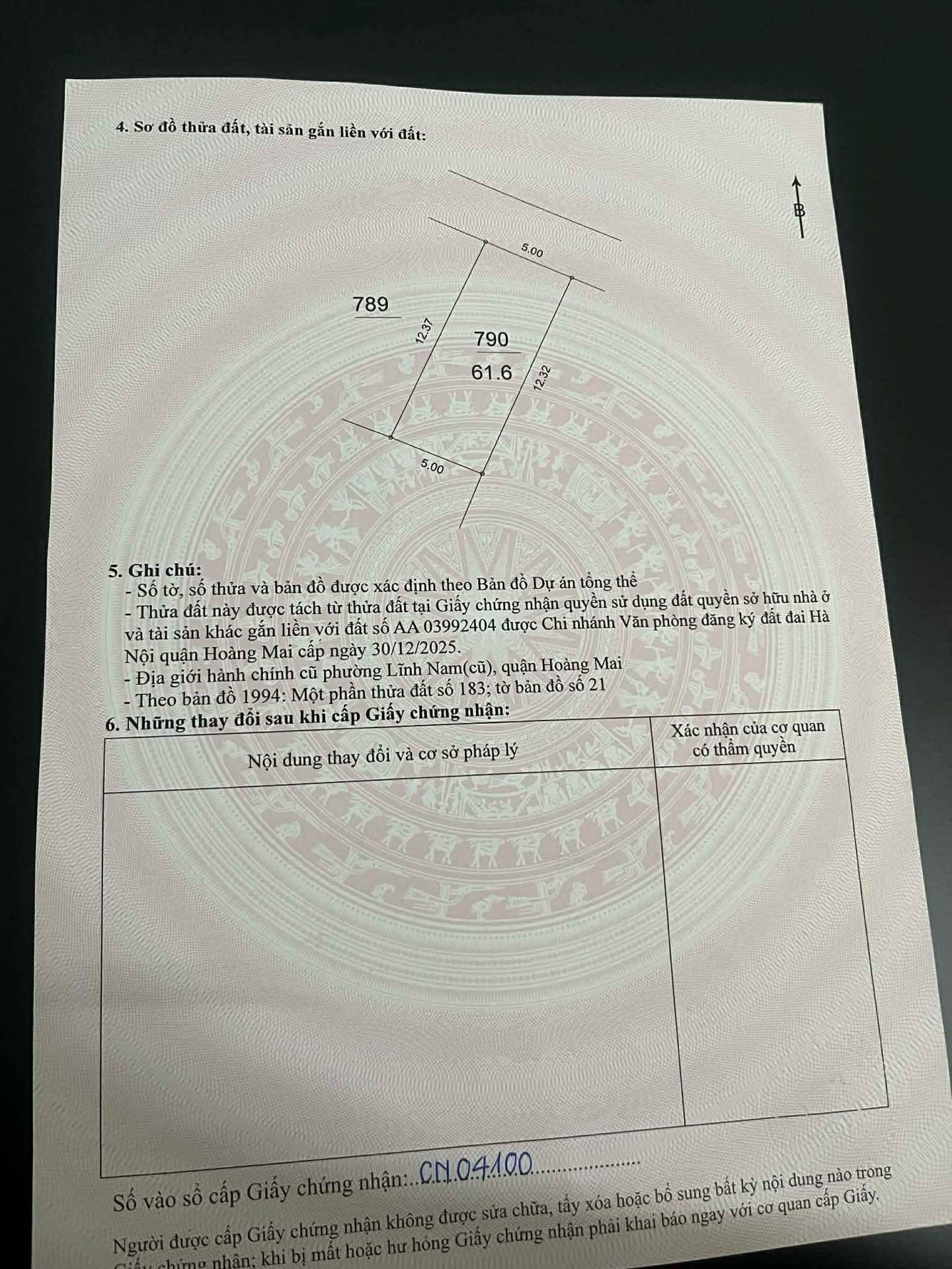 Bán nhà Lĩnh Nam - diện tích 566m2 1 tầng - Lô góc 2 mặt thoáng - giá 132 tỷ