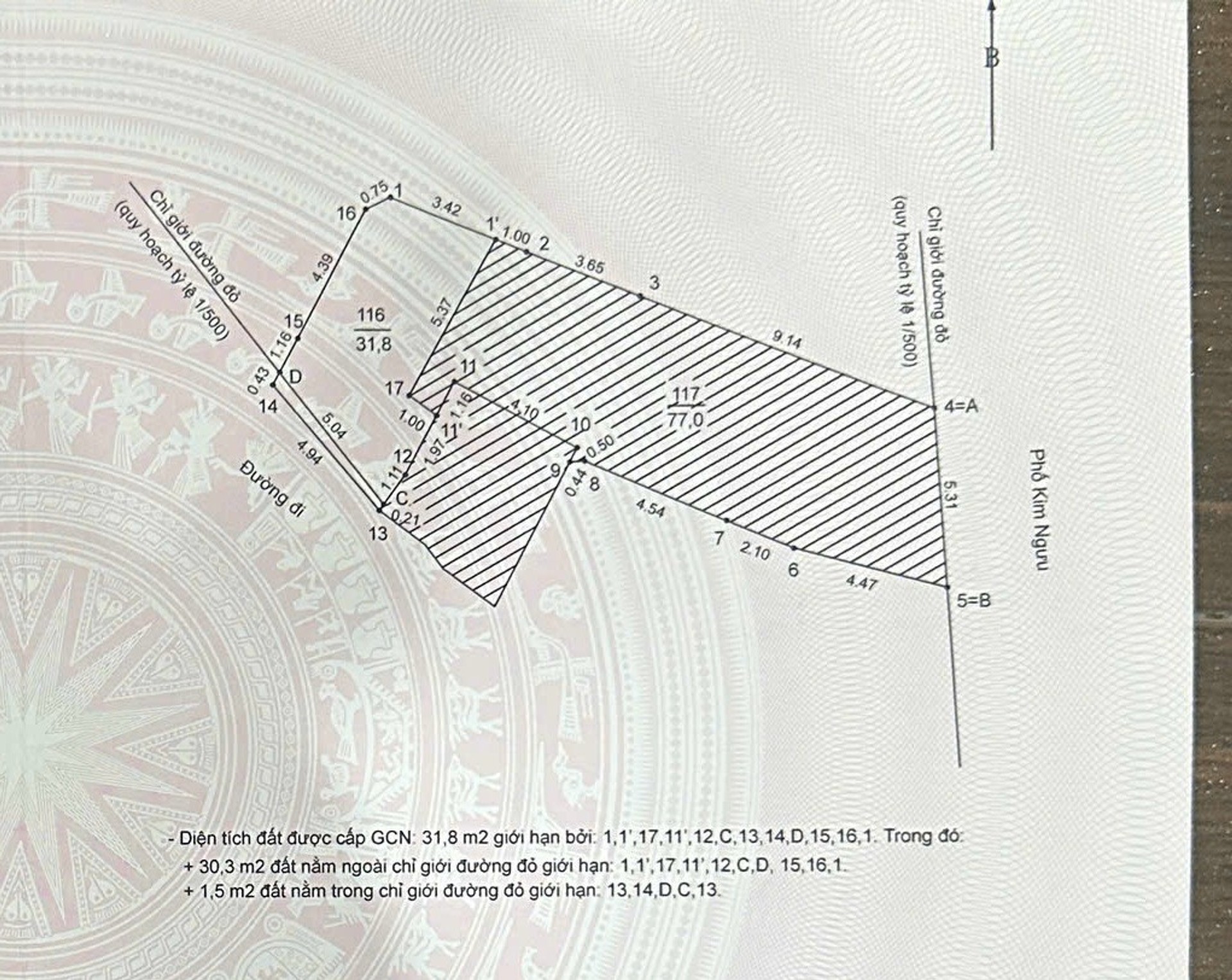 Bán nhà Kim Ngưu - diện tích 31m2 5 tầng - Ô tô tránh - giá 19,5 tỷ