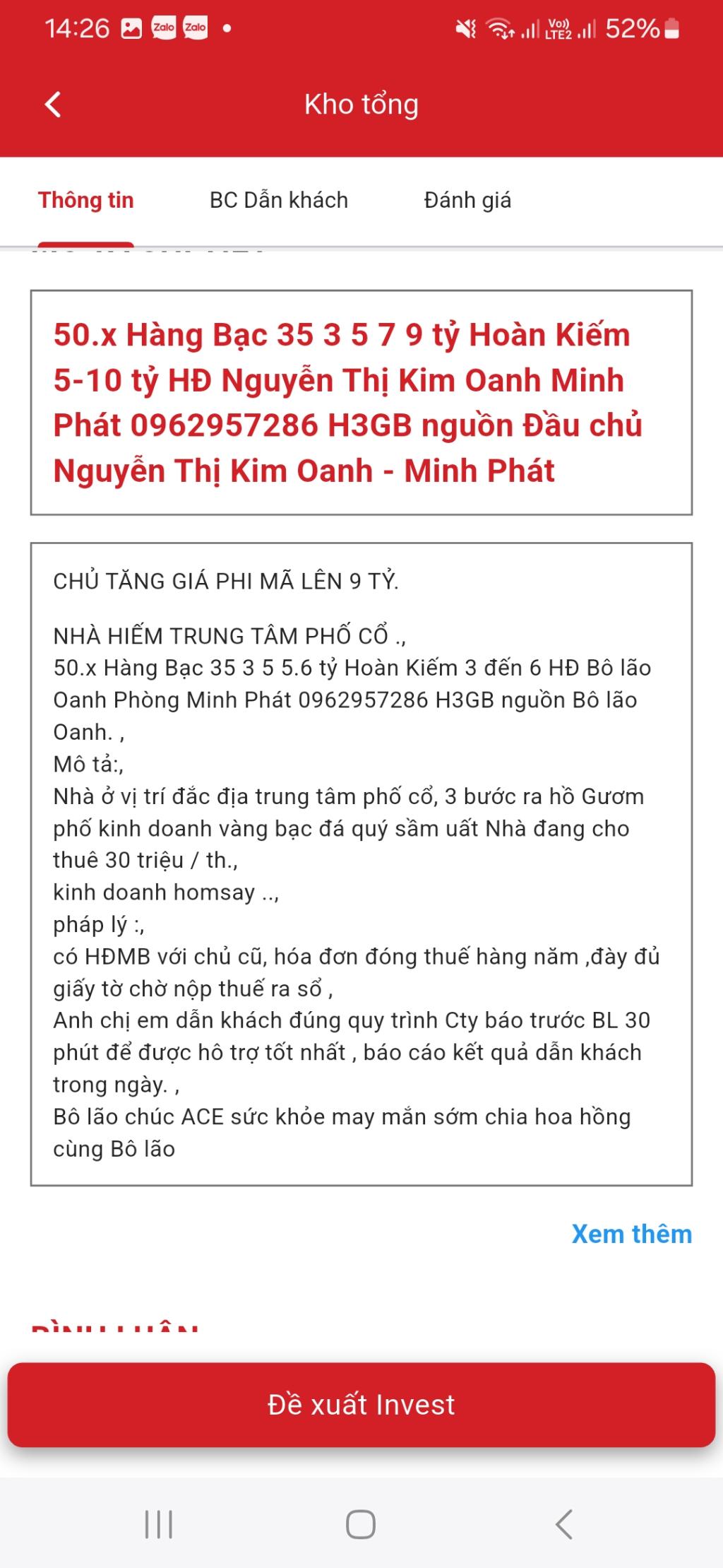 Bán nhà Khuất Duy Tiến - diện tích 98.5m2 8 tầng - ô tô tránh - giá 34 tỷ