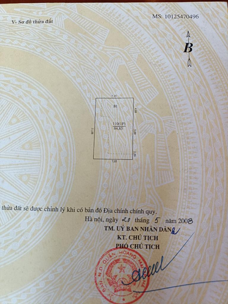 Bán nhà Tân Mai - diện tích 86m2 7 tầng - ô tô tránh - giá 37 tỷ