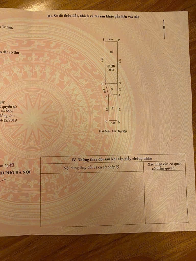 Bán nhà Đoàn Trần Nghiệp - diện tích 45m2 2 tầng - Mặt phố lô góc - giá 25,9 tỷ