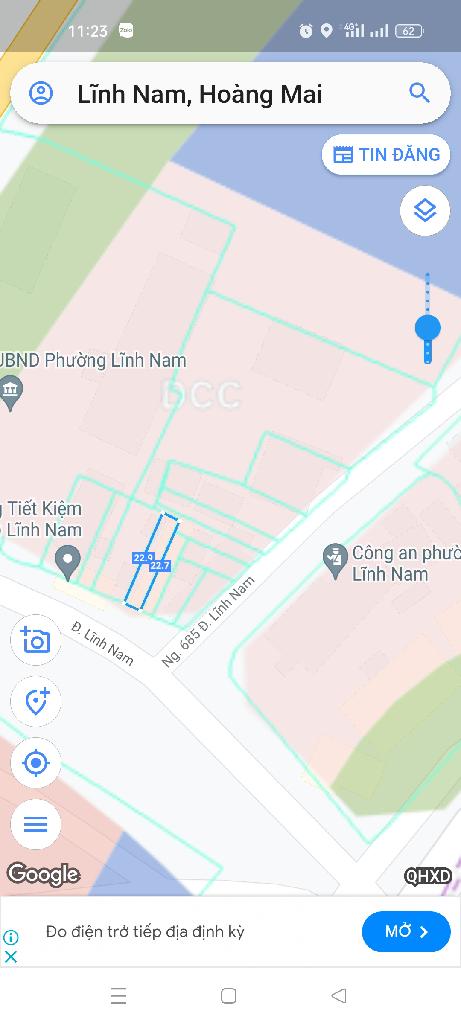 Bán nhà Lĩnh Nam - diện tích 58m2 3 tầng - MẶT PHỐ - giá 10,5 tỷ