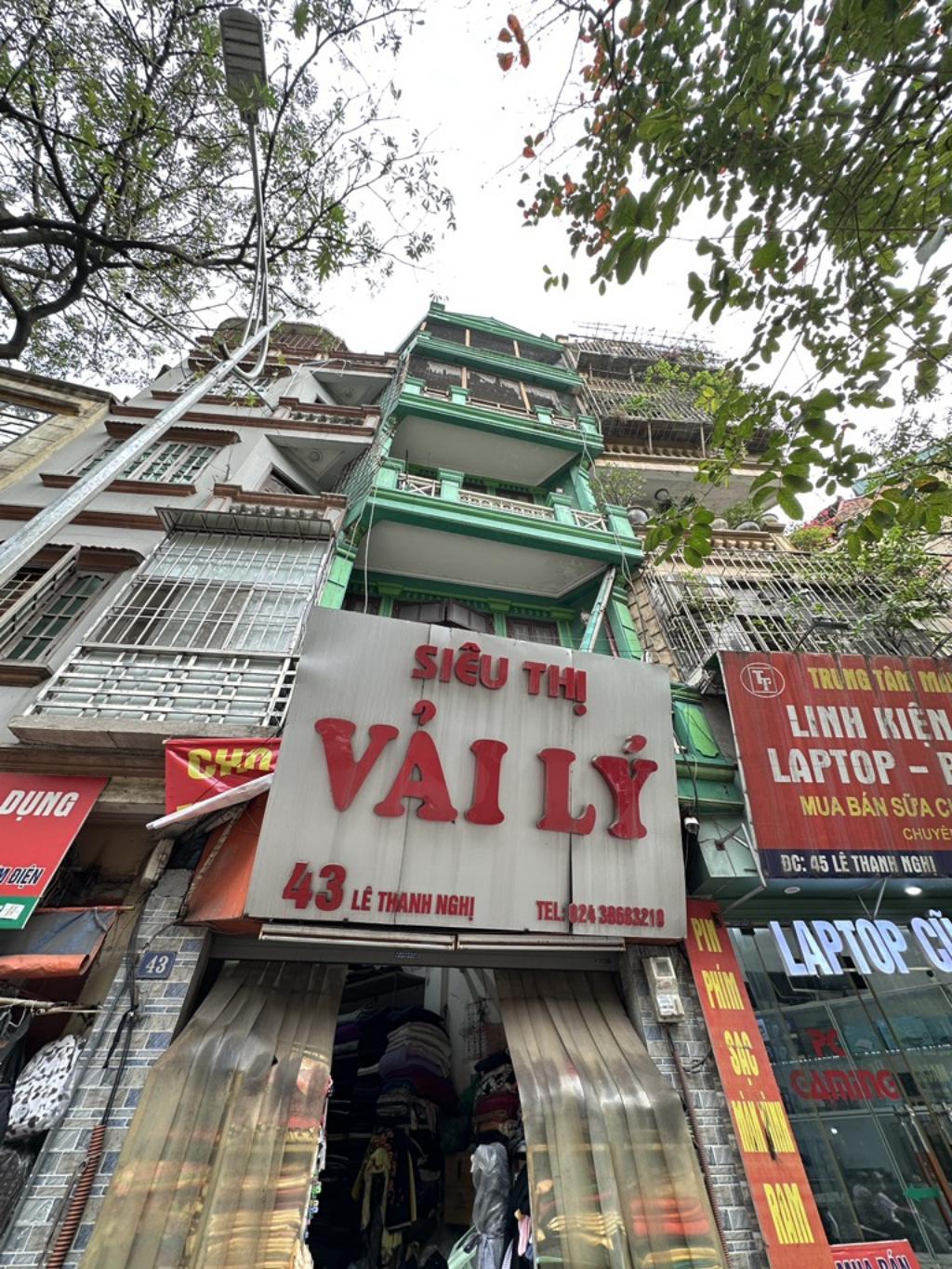 Bán nhà Lê Thanh Nghị - diện tích 55m2 5 tầng - Ô TÔ TRÁNH - giá 26 tỷ