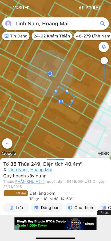 Bán nhà Nam Dư - diện tích 50m2 4 tầng - Lô góc hiếm - giá 6,1 tỷ