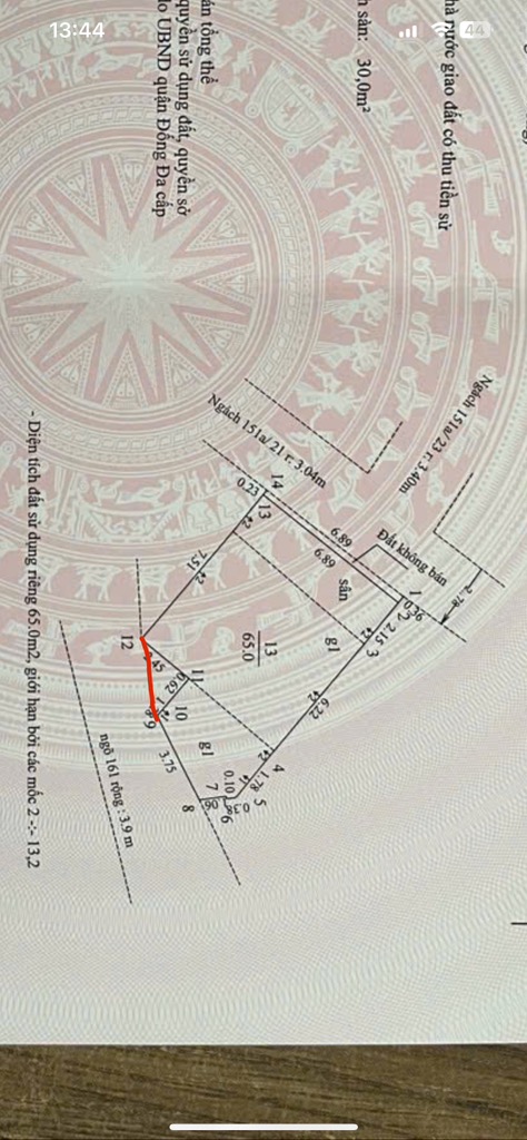 Bán nhà Thái Hà - diện tích 90m2 10 tầng - Ô TÔ - giá 37,5 tỷ