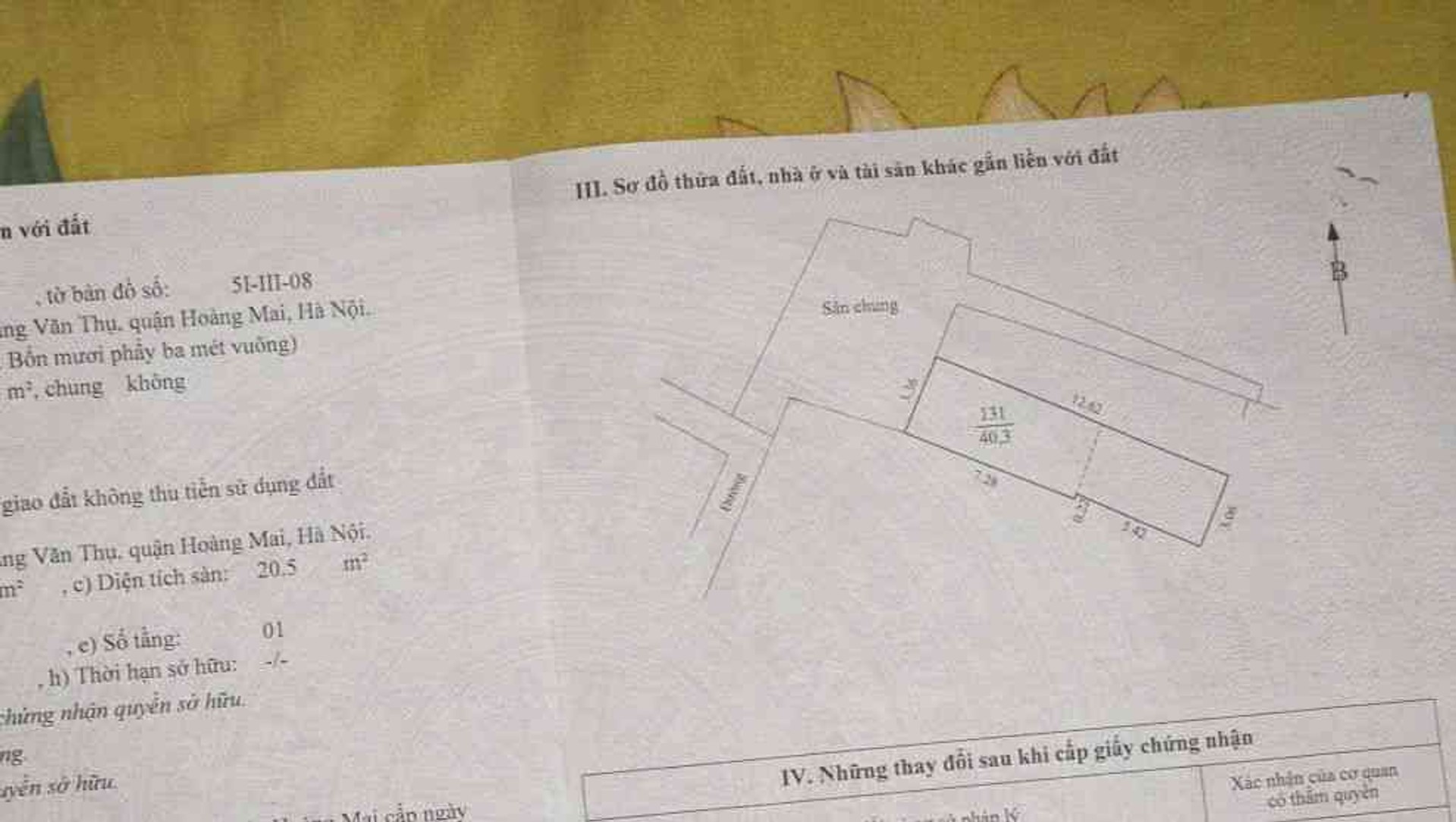 Bán nhà Hoàng Mai - diện tích 40m2 3 tầng - Ô TÔ ĐỖ GẦN - giá 6,9 tỷ