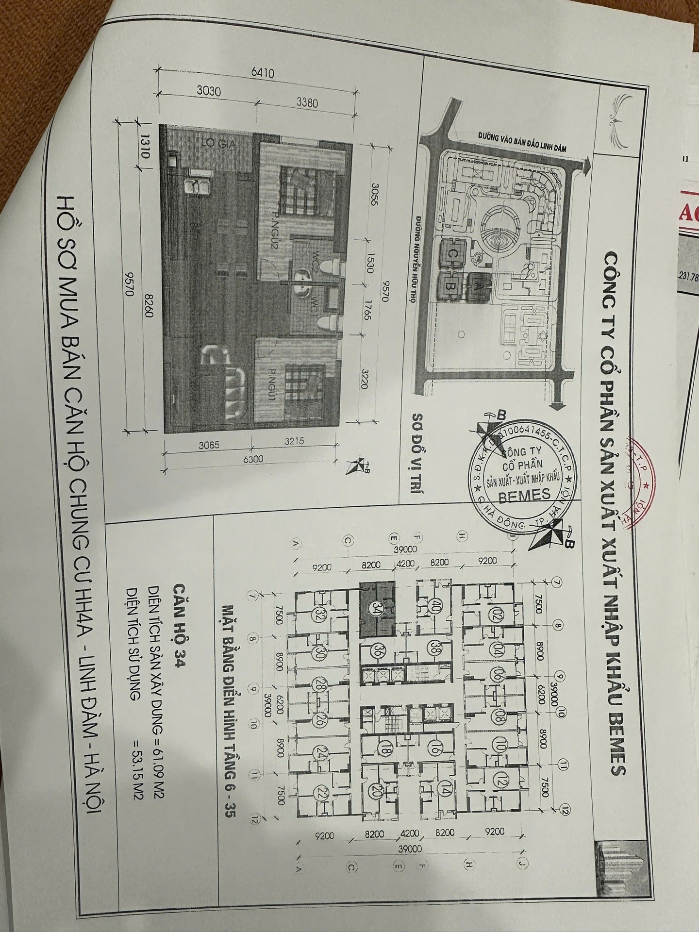 Bán nhà HH4A Linh Đàm - diện tích 62m2 32 tầng - Cực hiếm phân khúc 3.5 tỷ