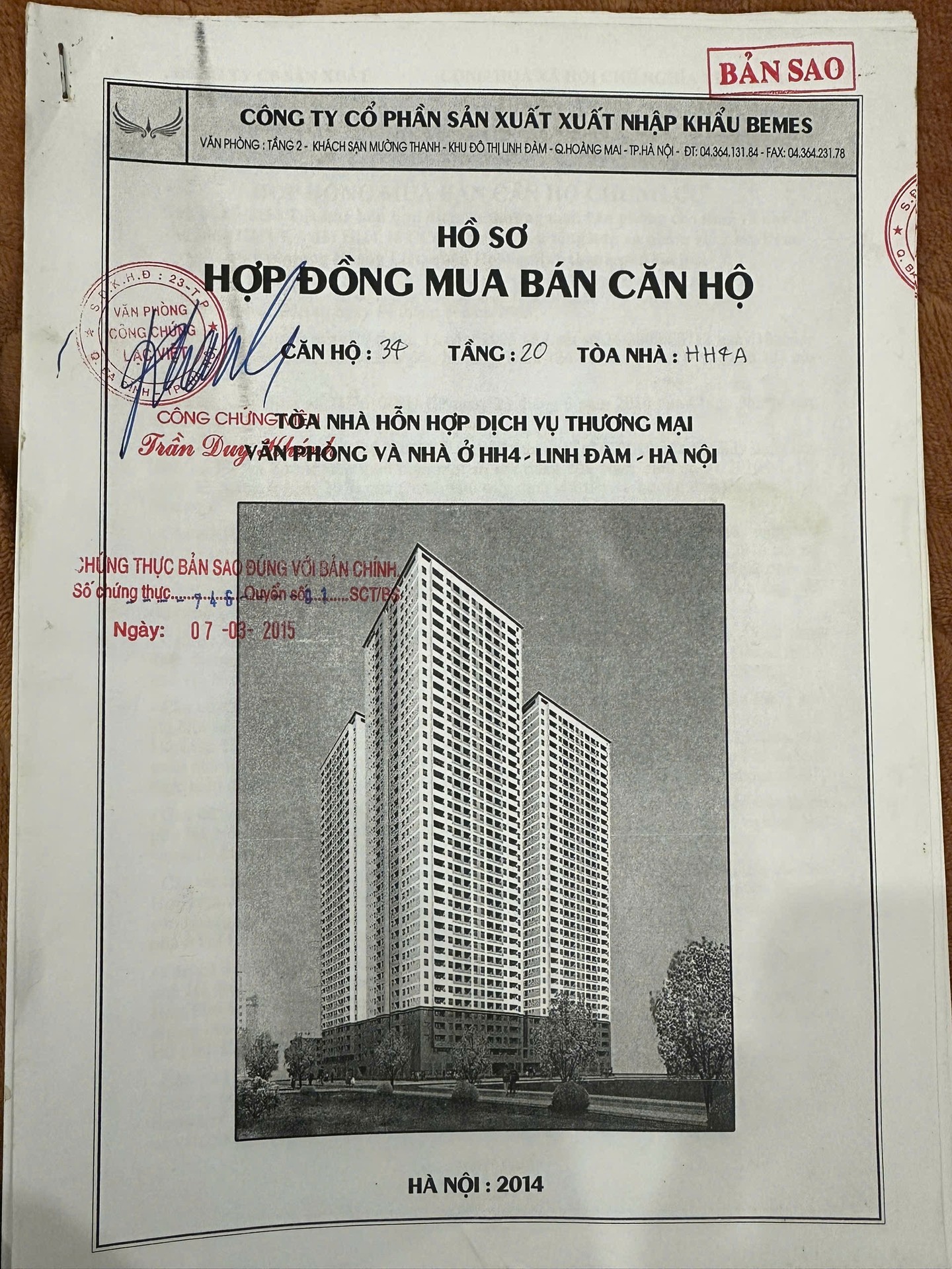 Bán nhà HH4A Linh Đàm - diện tích 62m2 32 tầng - Cực hiếm phân khúc 3.5 tỷ