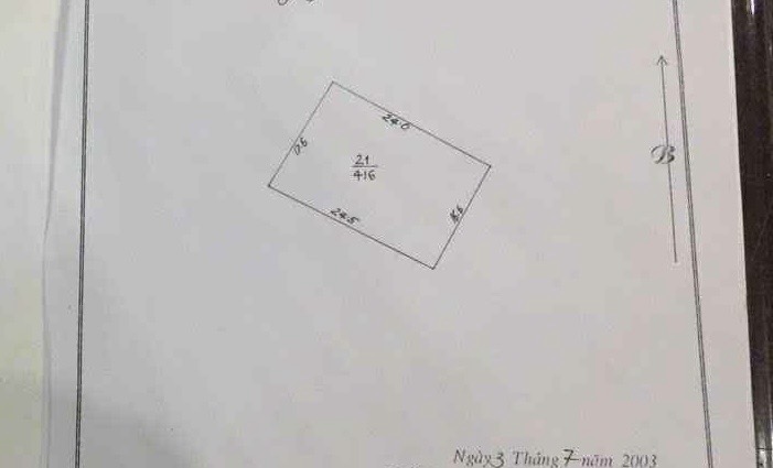 Bán nhà Yên Mỹ - diện tích 416m2 0 tầng - Đất 44 tỷ