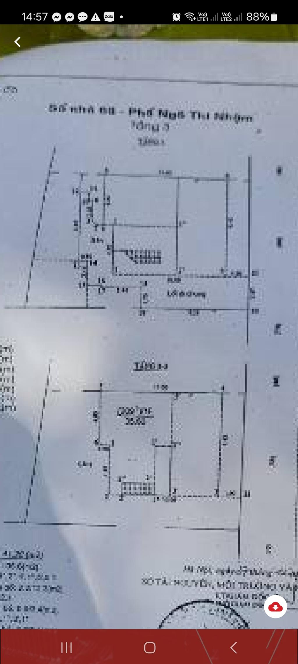 Bán nhà Ngô Thì Nhậm - diện tích 240m2 3 tầng - Mặt tiền khủng - giá 144 tỷ