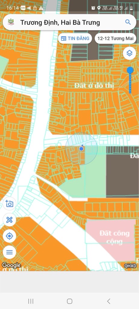 Bán nhà Trương Định - diện tích 93m2 2 tầng - Nhà cũ xác định bán đất - giá 13,8 tỷ
