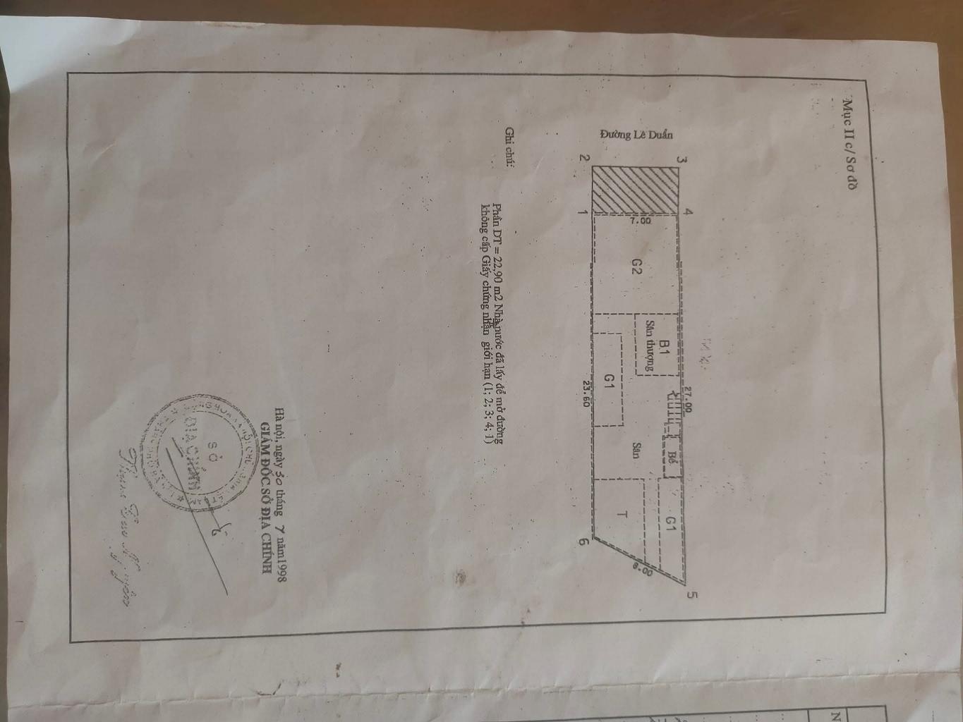 Bán nhà Lê Duẩn - diện tích 191m2 4 tầng - Ô tô tránh - giá 85 tỷ