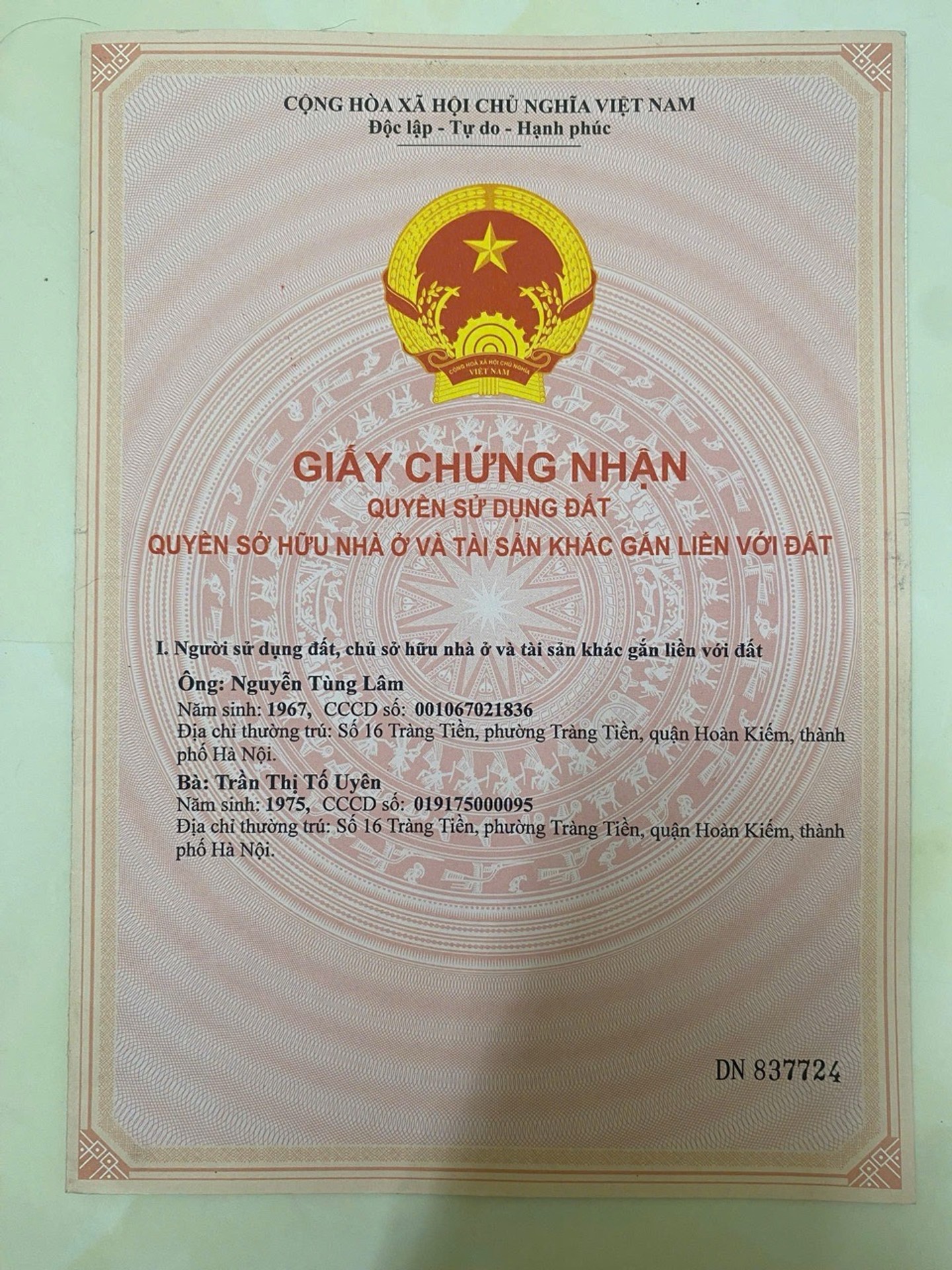 Bán nhà Hai Bà Trưng - diện tích 30m2 5 tầng - HÀNG HIẾM - VỊ TRÍ ĐẸP ĐẮC ĐỊA - giá 8,6 tỷ
