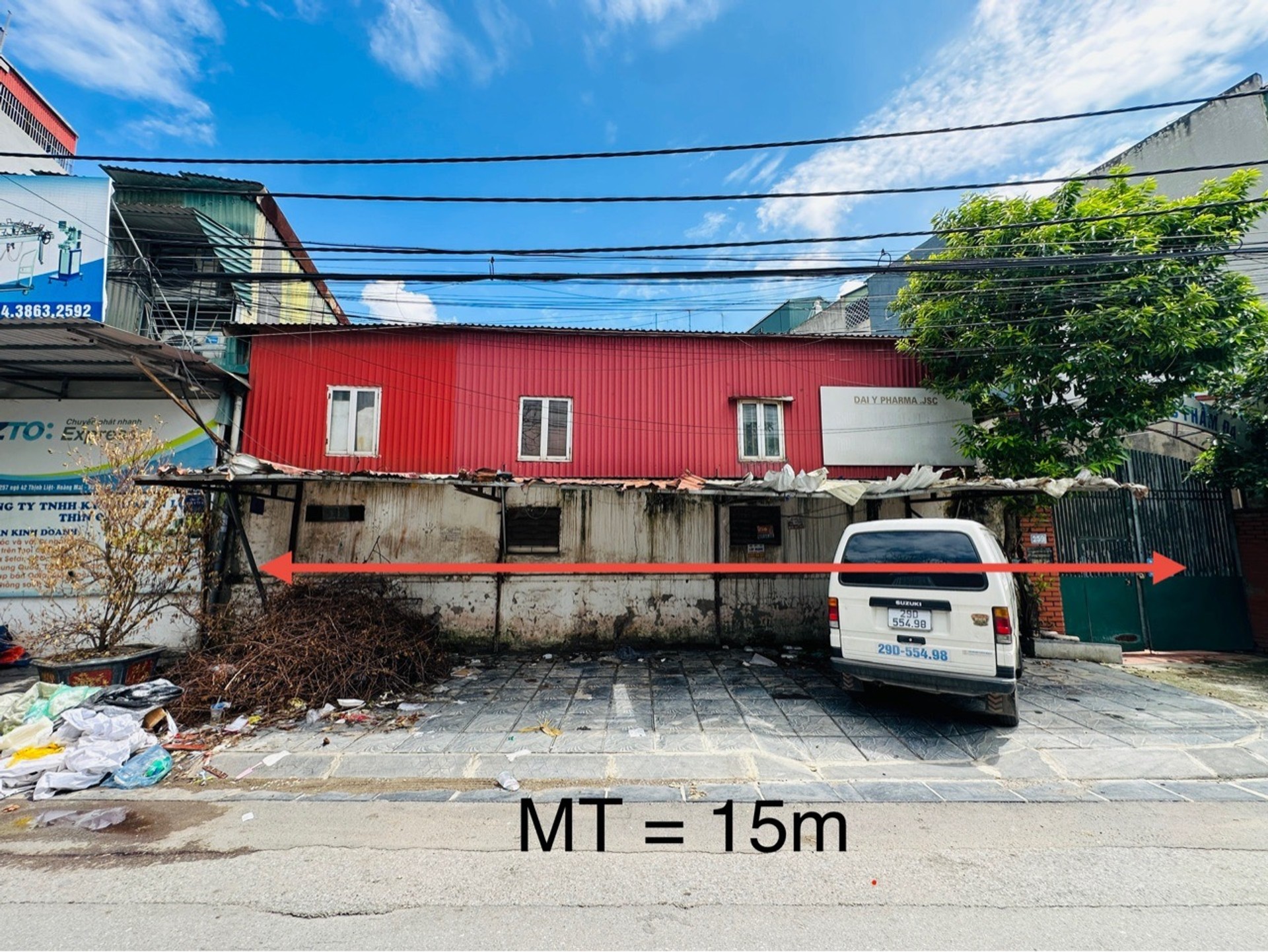 Bán nhà Thịnh Liệt - diện tích 1669m2 1 tầng - Ô TÔ TRÁNH - giá 400 tỷ
