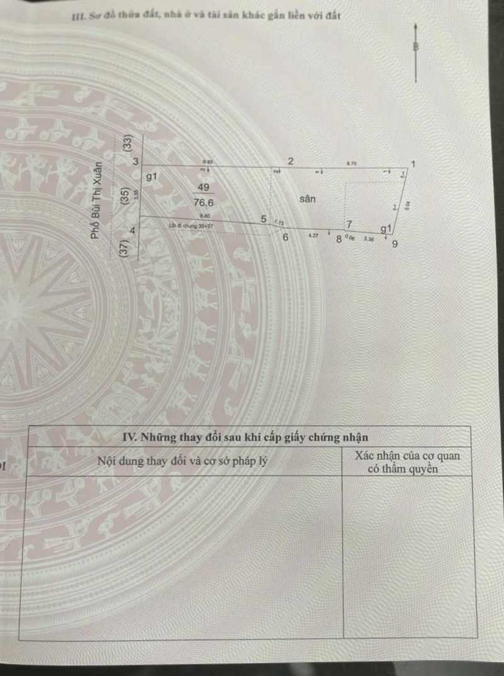 Bán nhà Bùi Thị Xuân - diện tích 79m2 7 tầng - Thang máy - giá 44,5 tỷ