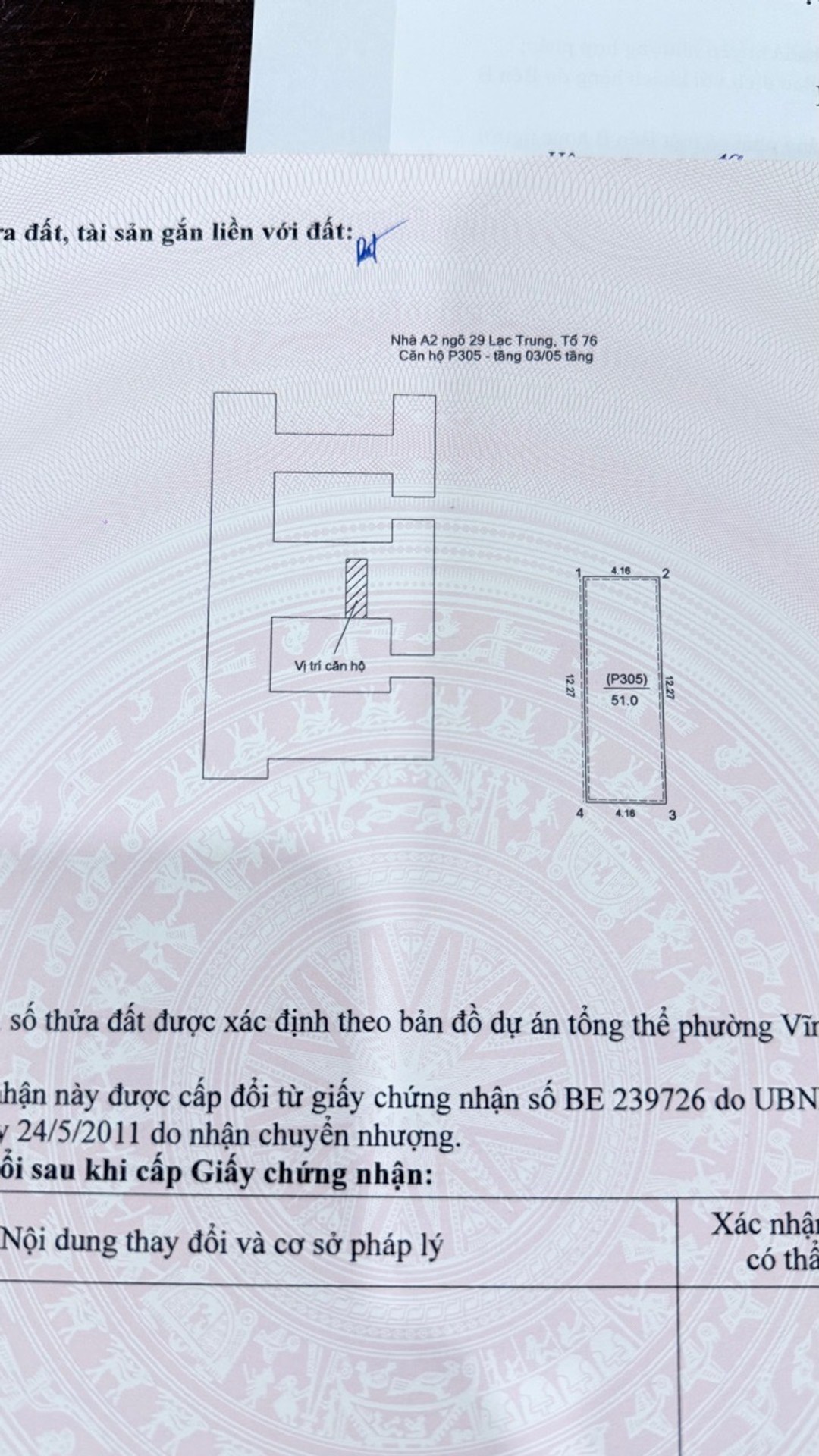 Bán nhà Lạc Trung - diện tích 51m2 3 tầng - Căn hộ chung cư tiện ích bạt ngàn - giá 5,5 tỷ