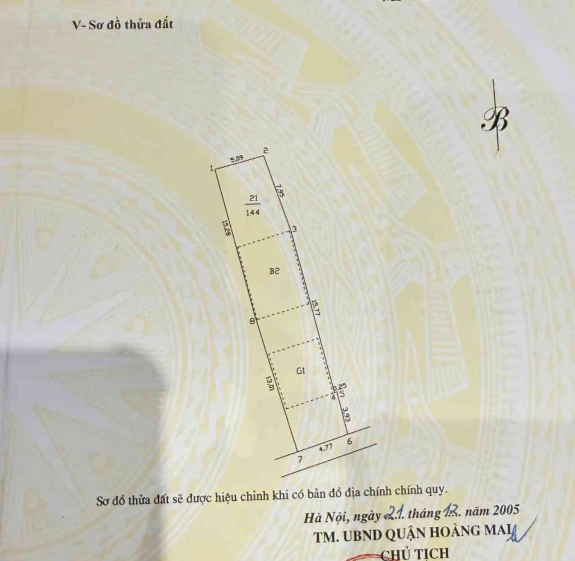 Bán nhà Nguyễn Đức Cảnh - diện tích 144m2 2 tầng - Lô góc, ô tô vào tận nhà - giá 33,85 tỷ