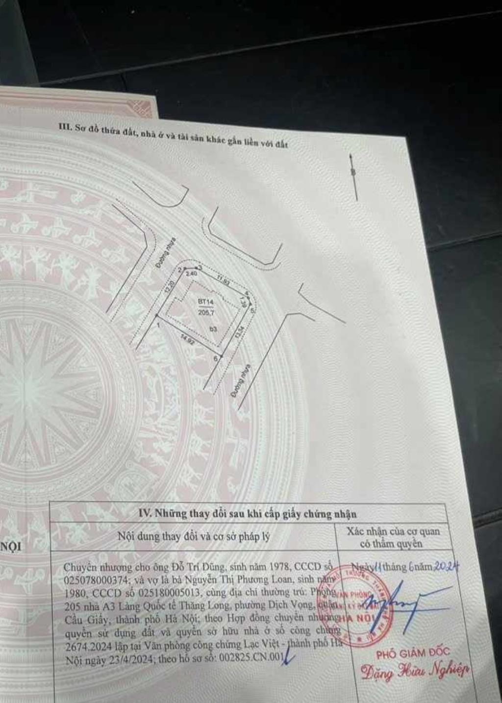 Bán nhà Sa Đôi - diện tích 205.7m2 4 tầng - mặt phố - giá 65 tỷ