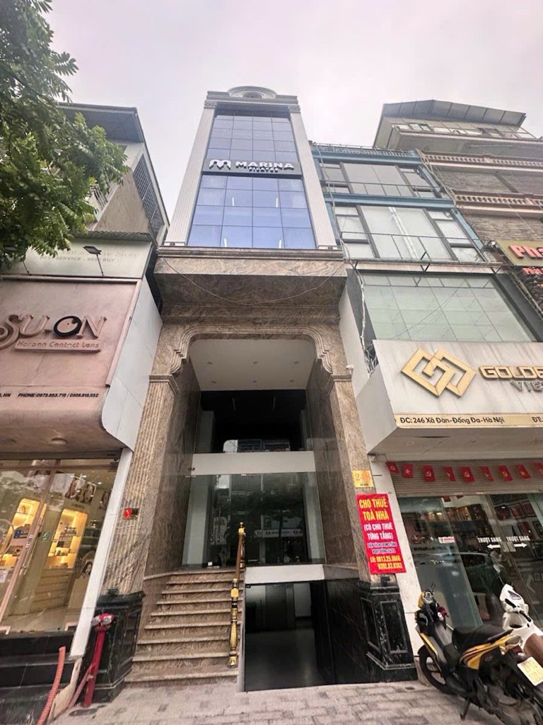 Bán nhà Xã Đàn - diện tích 185m2 10 tầng - Lô góc 2 mặt thoáng - giá 165 tỷ