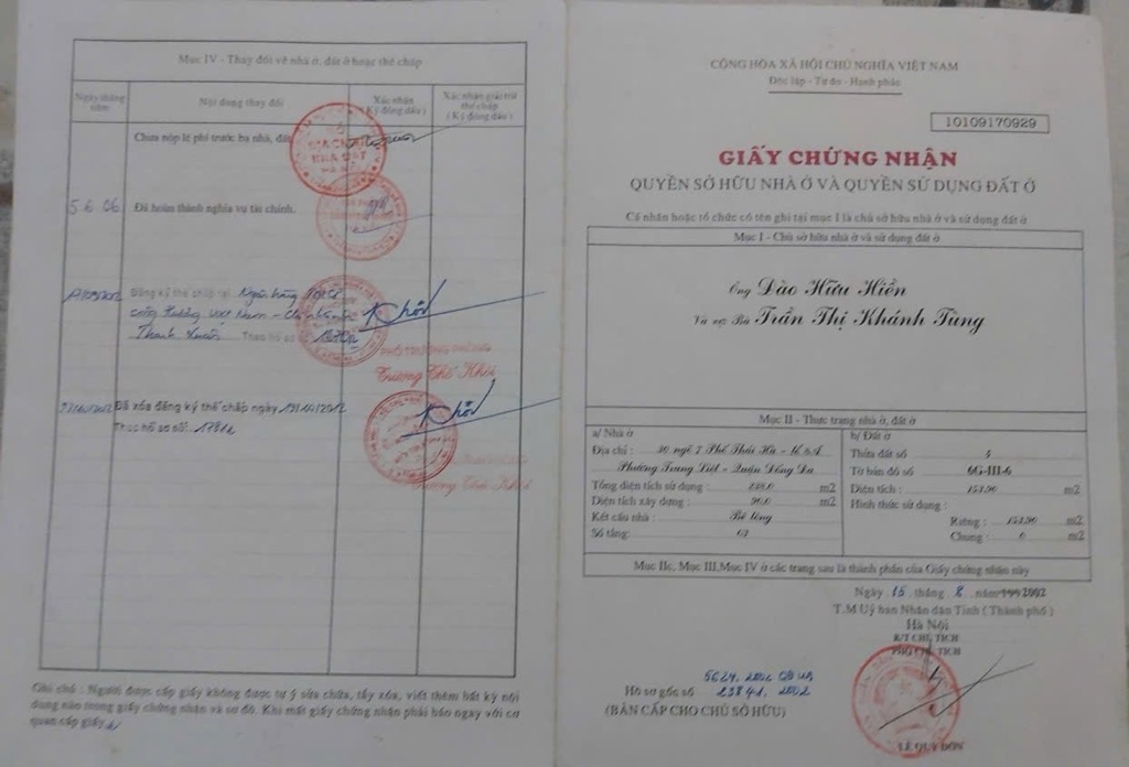 Bán nhà Thái Hà - diện tích 154m2 4 tầng - Lô góc 2 mặt thoáng - giá 46 tỷ