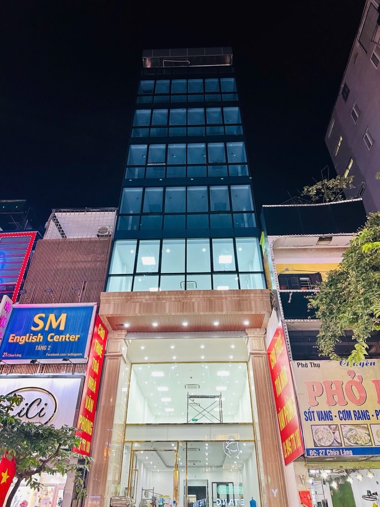 Bán nhà Chùa Láng - diện tích 111m2 8 tầng - Ô tô tránh - giá 110 tỷ