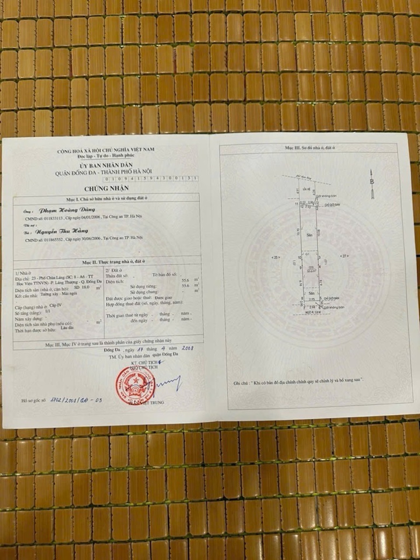 Bán nhà Chùa Láng - diện tích 111m2 8 tầng - Ô tô tránh - giá 110 tỷ