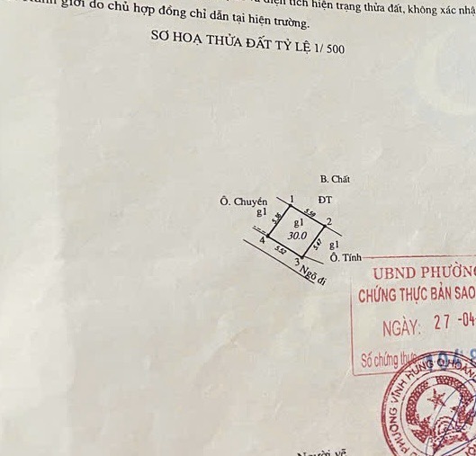 Bán nhà Hoàng Mai - diện tích 30m2 2 tầng - Nhà riêng 3 bước ra đường 2 làn - giá 2,2 tỷ