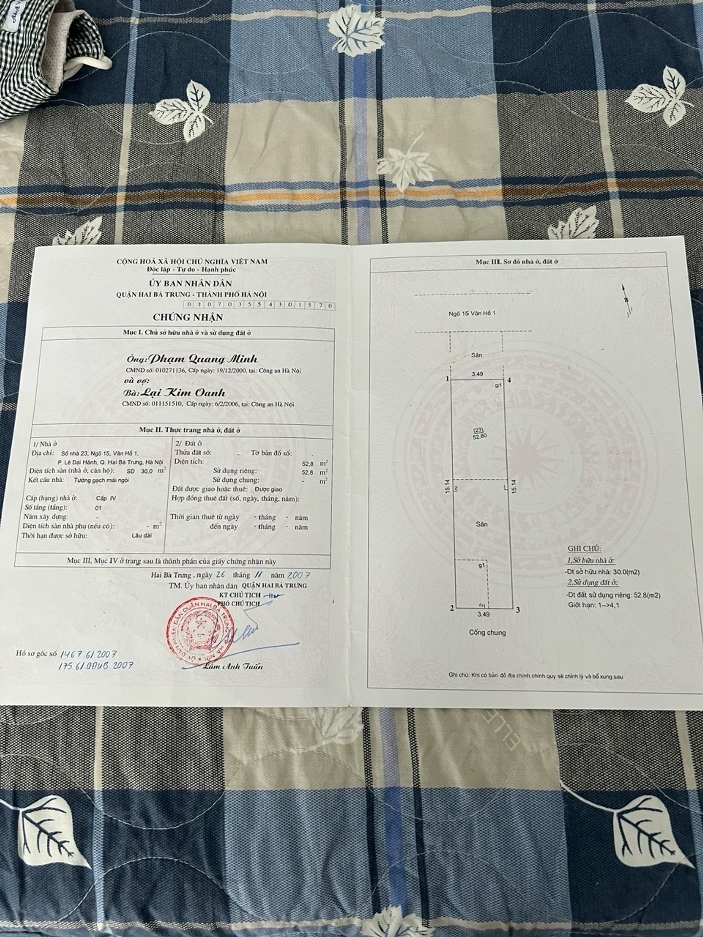 Bán nhà Nguyễn Đình Chiểu - diện tích 53m2 4 tầng - 2 mặt ngõ trước sau - giá 18 tỷ