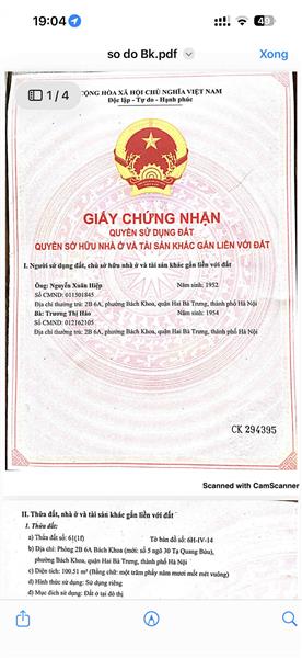 Bán nhà Trần Đại Nghĩa - diện tích 131m2 4 tầng - Ô tô tránh - giá 108 tỷ