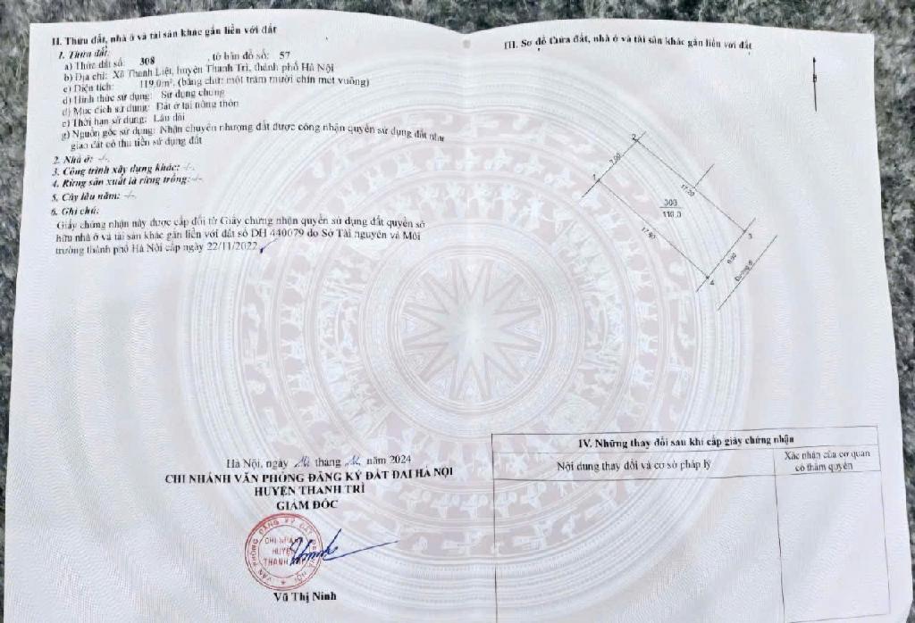 Bán nhà Kim Giang - diện tích 119m2 8 tầng - Thang máy - giá 30,5 tỷ