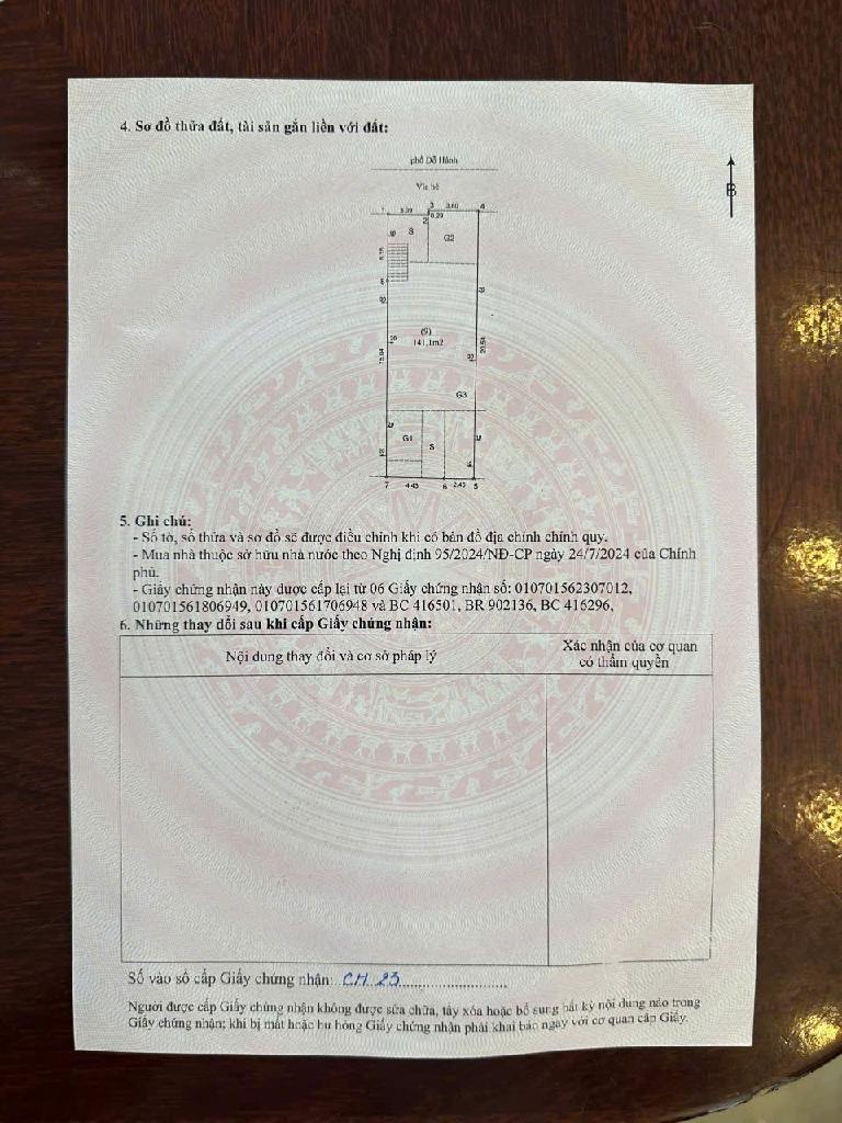 Bán nhà Đỗ Hành - diện tích 141m2 2 tầng - Mặt phố - giá 100 tỷ