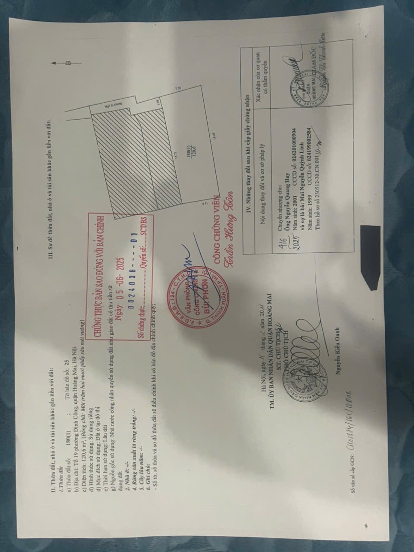 Bán nhà Định Công - diện tích 105m2 7 tầng - Thoáng trước, sau - giá 31,5 tỷ