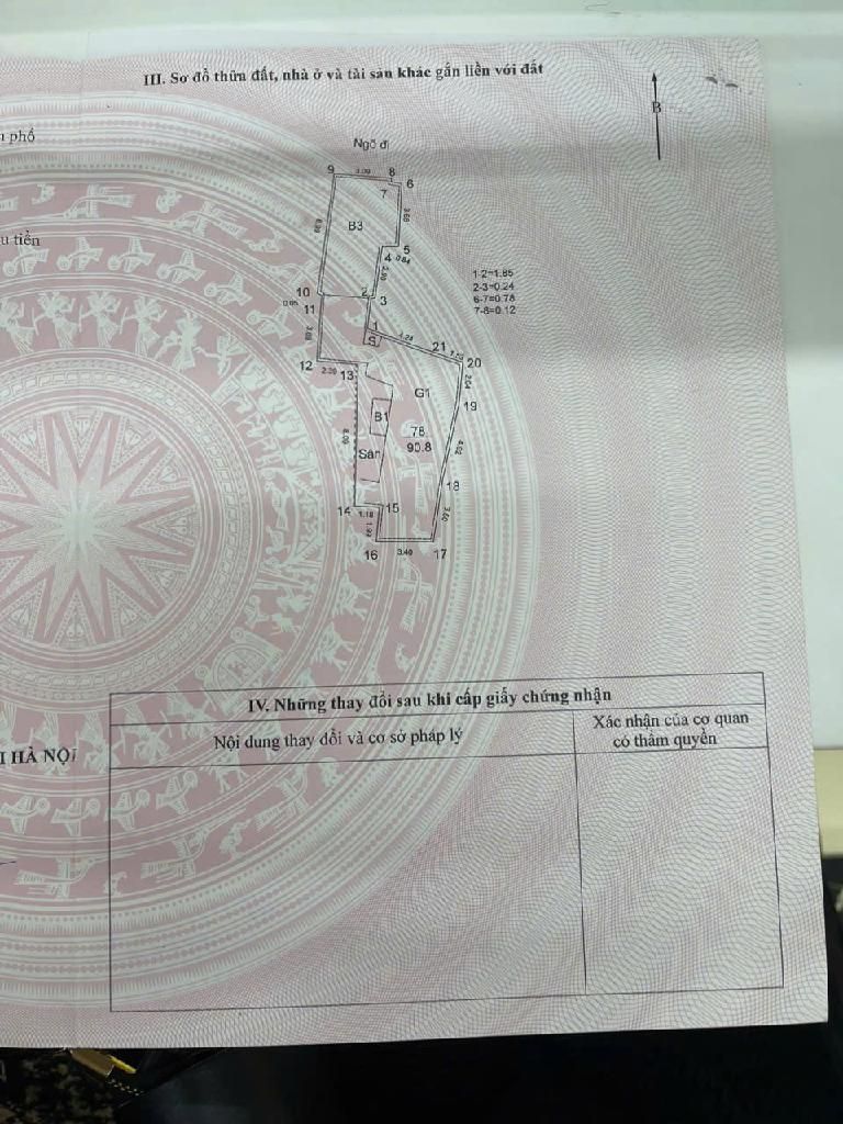 Bán nhà Ngõ Quỳnh - diện tích 91m2 6 tầng - Lô góc, thang máy - giá 22,3 tỷ
